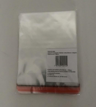 Коверта за ЦД ДВД Омега Фолија, 125x135mm, самолеплива со капак, проѕирна