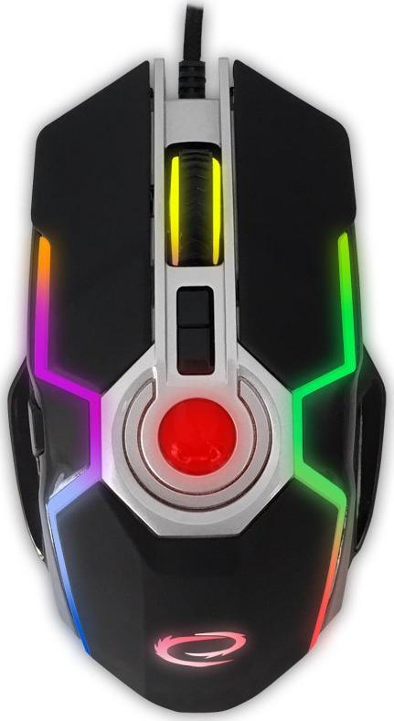 Maus gaming Esperanza EGM701, 7200 DPI, 8 butona, me drita RGB, i zi