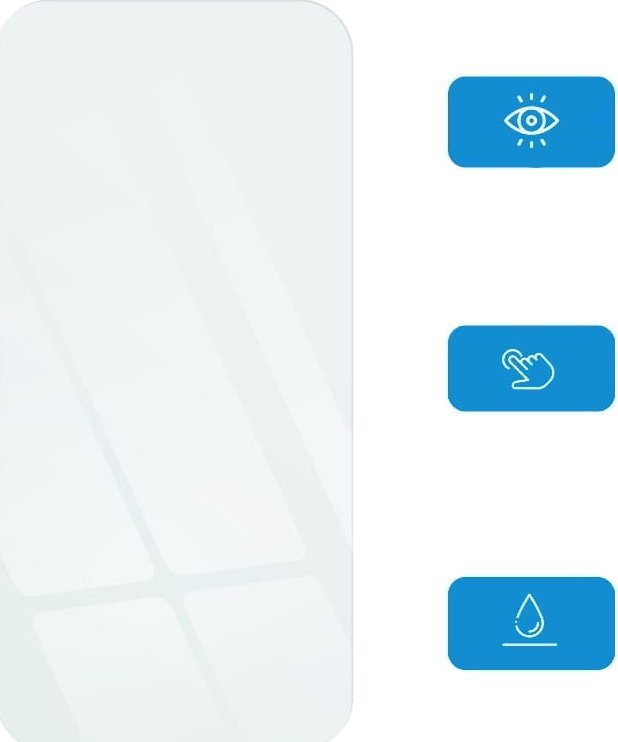 Xham mbrojtës tempered glass për Huawei Honor X5, transparencë e lartë, instalim pa flluska