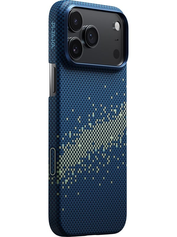 Kallëp PITAKA Ultra Slim Milky Way Galaxy, për iPhone 17 Pro, kompatibil me MagSafe, shumë i hollë