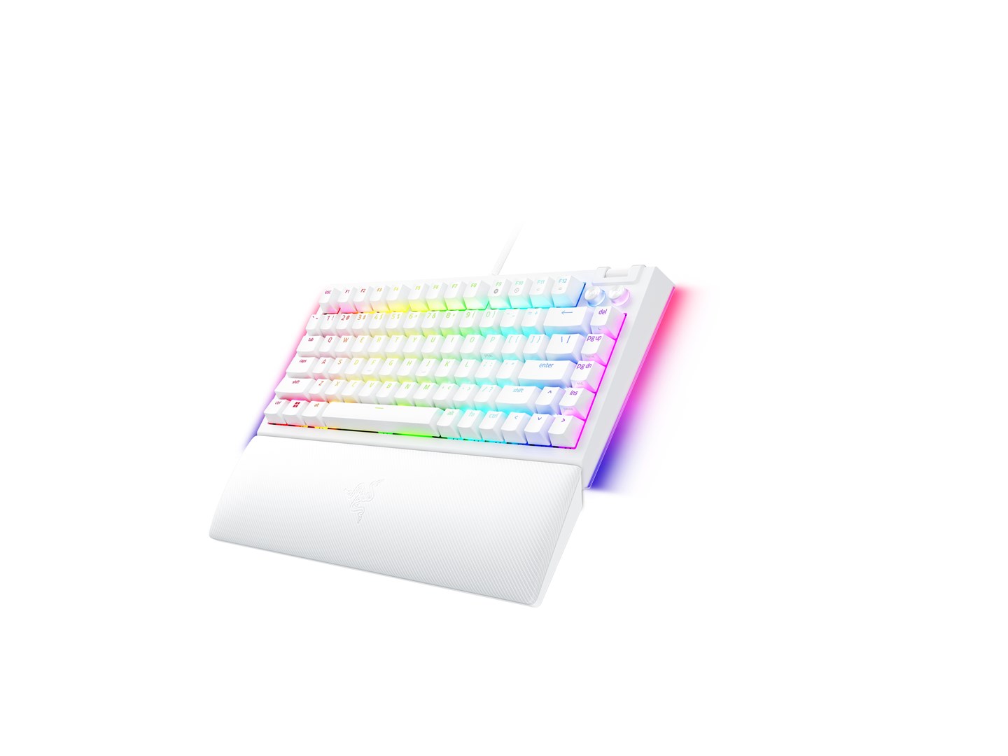 Tastierë mekanike për lojëra Razer BlackWidow V4 75%, e bardhë