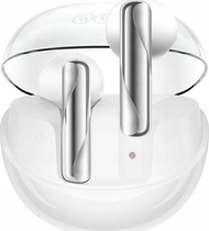 Kufje wireless QCY Alibuds Clear, Bluetooth 5.3, 22.5 orë bateri, të bardha
