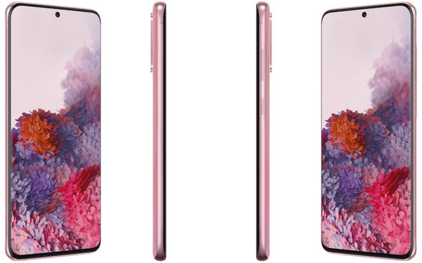 Celular Samsung Galaxy S20, 128 GB, rozë e ëmbël