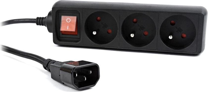 Kordon zgjatues Energenie (EG-PSU3F-01), 0.6m, i zi