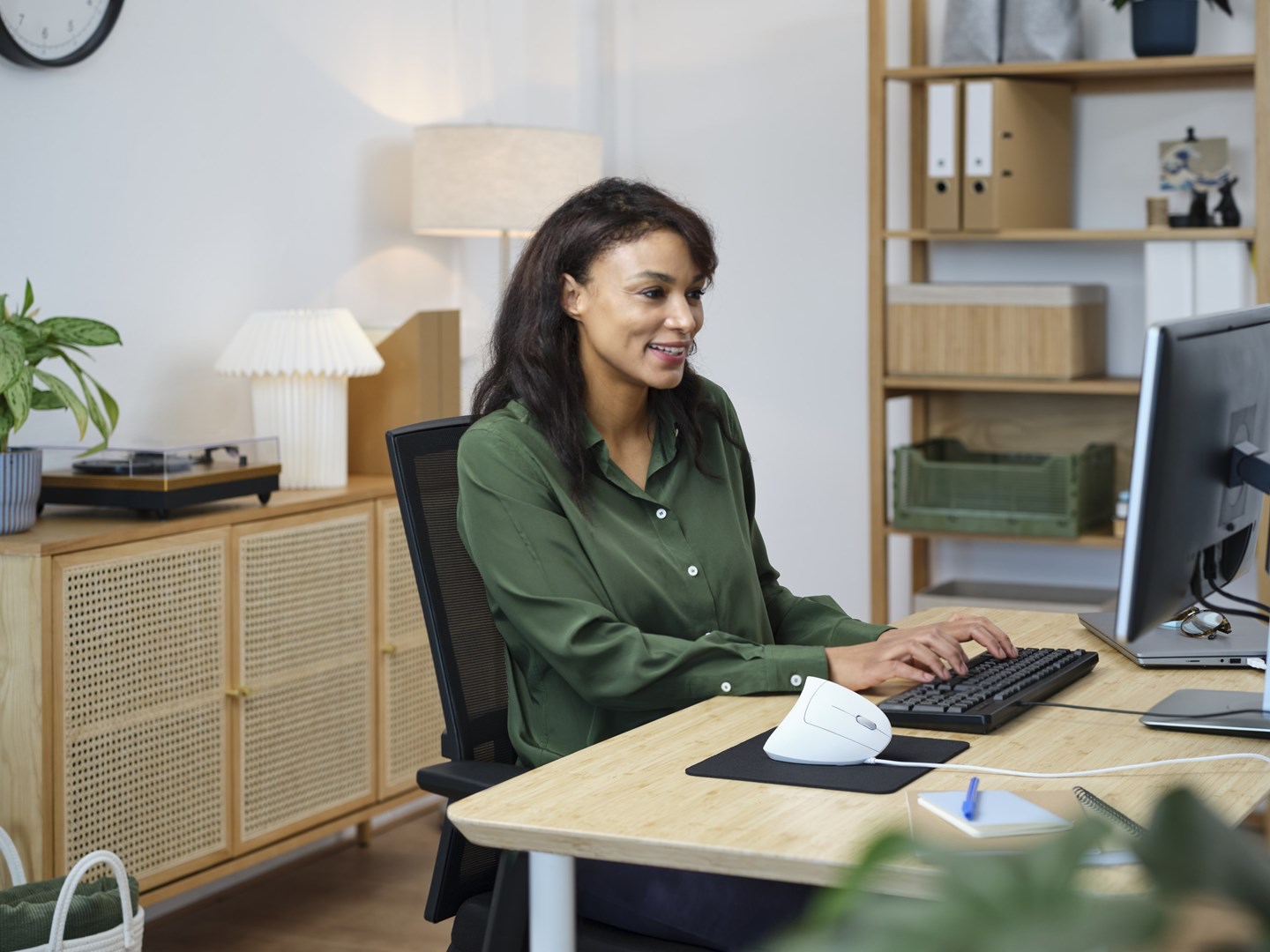 Maus Trust Verto, USB Type-A, i bardhë