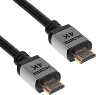 Кабел HDMI Akyga AK-HD-30P, 3m, 4K, сребрена боја