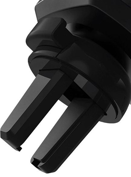 Држач за телефон за автомобил Vega Gravity 025314, за решетка за воздух, ротација 360°, црн алуминиум