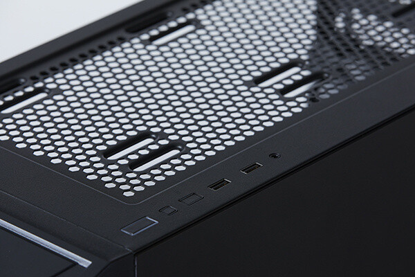 Kasë LIAN-LI LANCOOL 215, Mid Tower - ARGB, Tempered Glass, e zezë