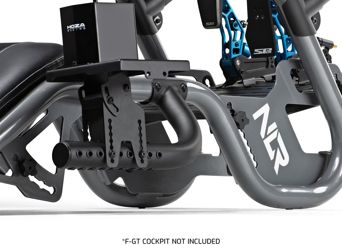 Shtesë kokpiti Next Level Racing F-GT Pro, krah për marsh, krah për dorzë frenimi, e zezë