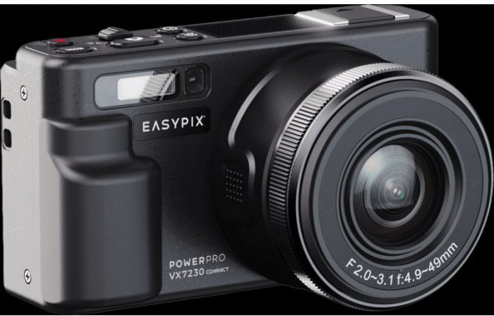 Дигитален фотоапарат Easypix PowerPro VX7230, екран 2.8\", 4K, црн