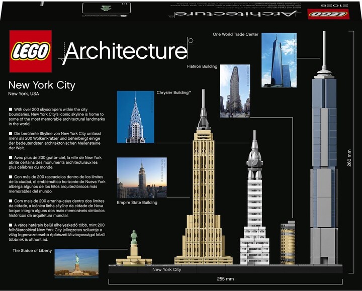 Set figurash LEGO Architecture 21028 New York City