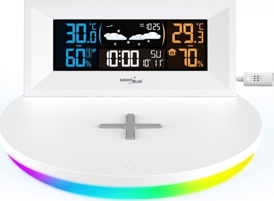 Stacion moti GreenBlue GB213, wireless, karikues induktiv, sensor i jashtëm