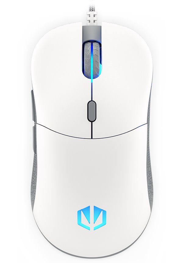 Maus ENDORFY GEM Onyx White, optik, i bardhë