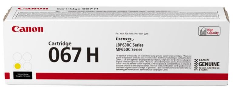 Toner Canon CLBP 067 H Y, i verdhë