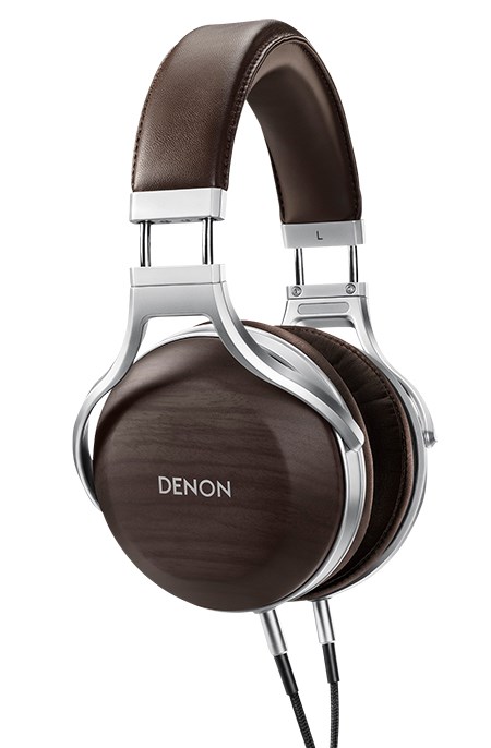 Kufje Denon AH-D5200 Over-Ear Hi-Fi, të argjendta/të kafta