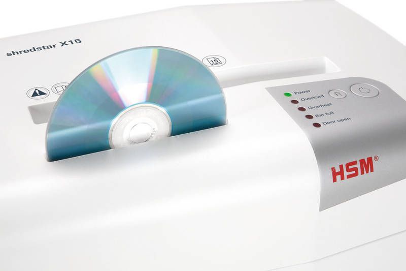 Grirëse letrash HSM Shredstar X15, P-4, 320 W, i bardhë