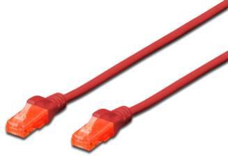 Kabllo rrjeti Digitus (DK-1612-020/R) Patchcord UTP, CAT.6, 2m, e kuqe