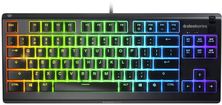Tastierë SteelSeries Apex 3 TKL, US, e zezë