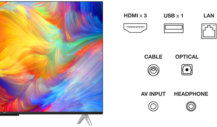 Televizior TCL 65P638 - 65" (164cm), 4K UHD, i zi