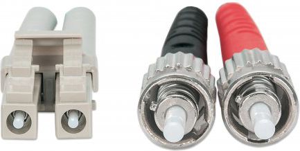 Kabllo fibër optike Intellinet OM3 50/125, ST në LC, 1m