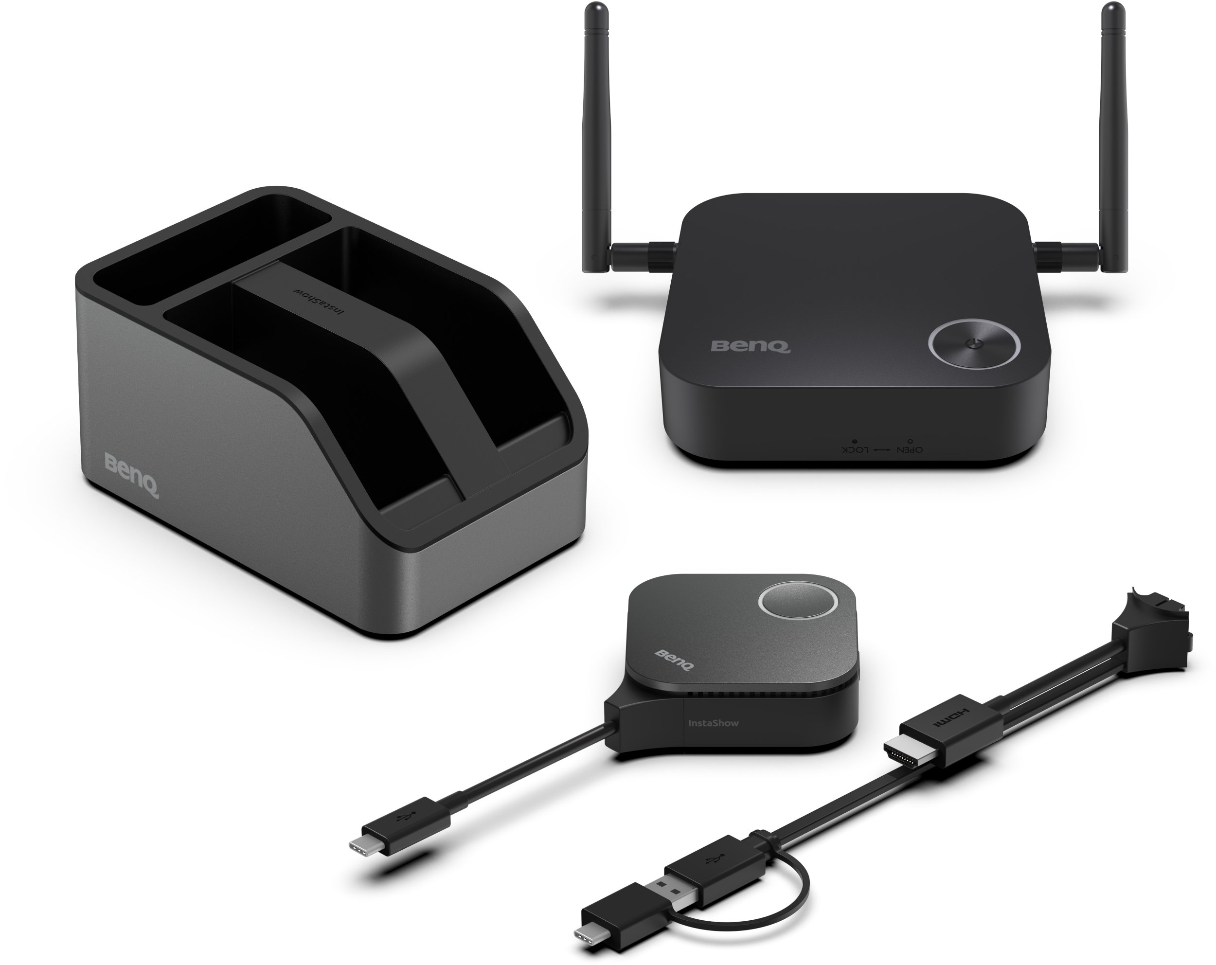 Sistem prezantimi wireless BenQ InstaShow WDC15, 4K UHD, HDMI USB C, i zi