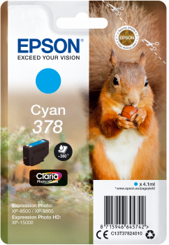 Ngjyrë printeri Epson Singlepack 378 Claria Photo HD, cyan