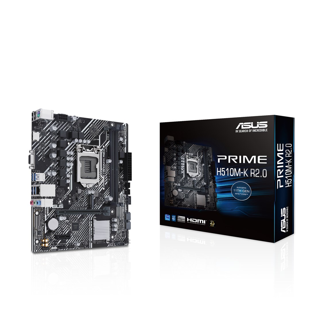 Pllakë amë ASUS PRIME H510M-K R2.0 Intel H510 LGA 1200 (Socket H5) micro ATX
