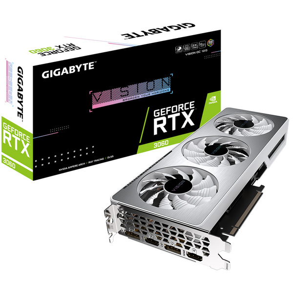Kartelë grafike Gigabyte GeForce RTX 3060 VISION OC 12G (rev. 2.0) NVIDIA 12 GB GDDR6