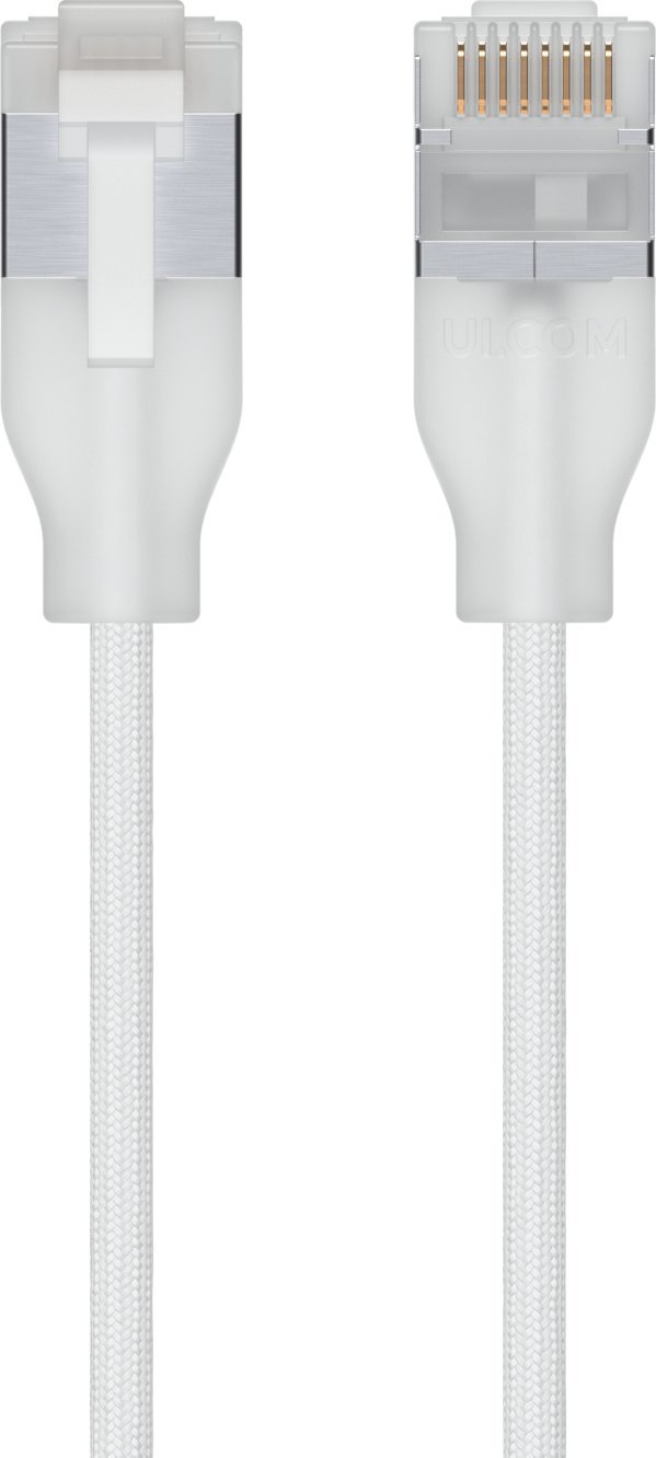 Kabllo rrjeti Ubiquiti UACC-Cable-Patch-EL-C6A, Cat6A 0.15m, RJ45, transparente