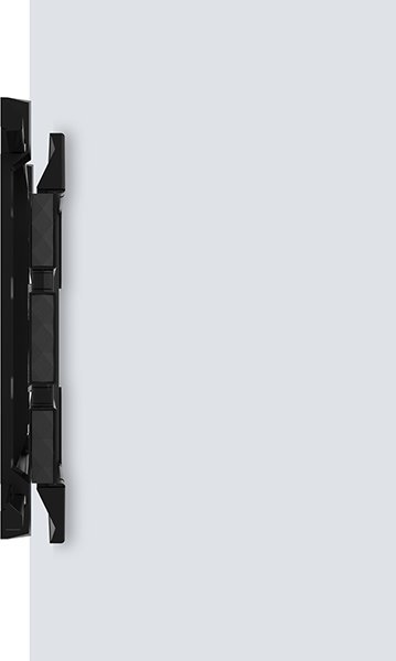 Mbajtëse muri për TV B-Tech Twin Cantilever, deri 75", deri 50kg, e zezë