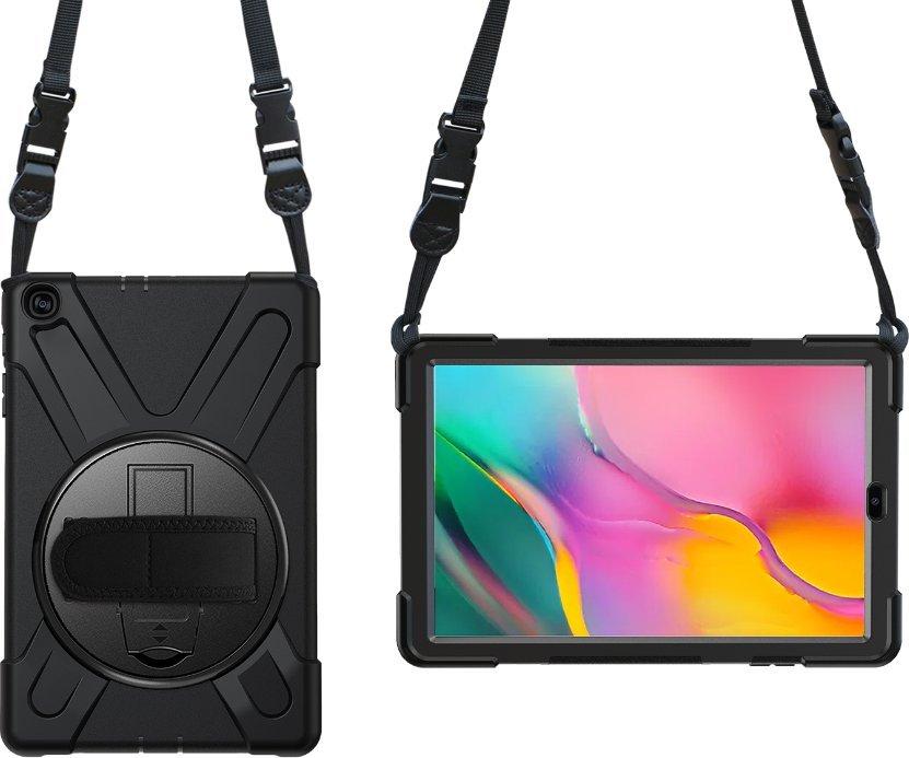 Навлака за таблет eStuff Samsung Galaxy Tab A 10.1, модел 2019, тип капак, црна