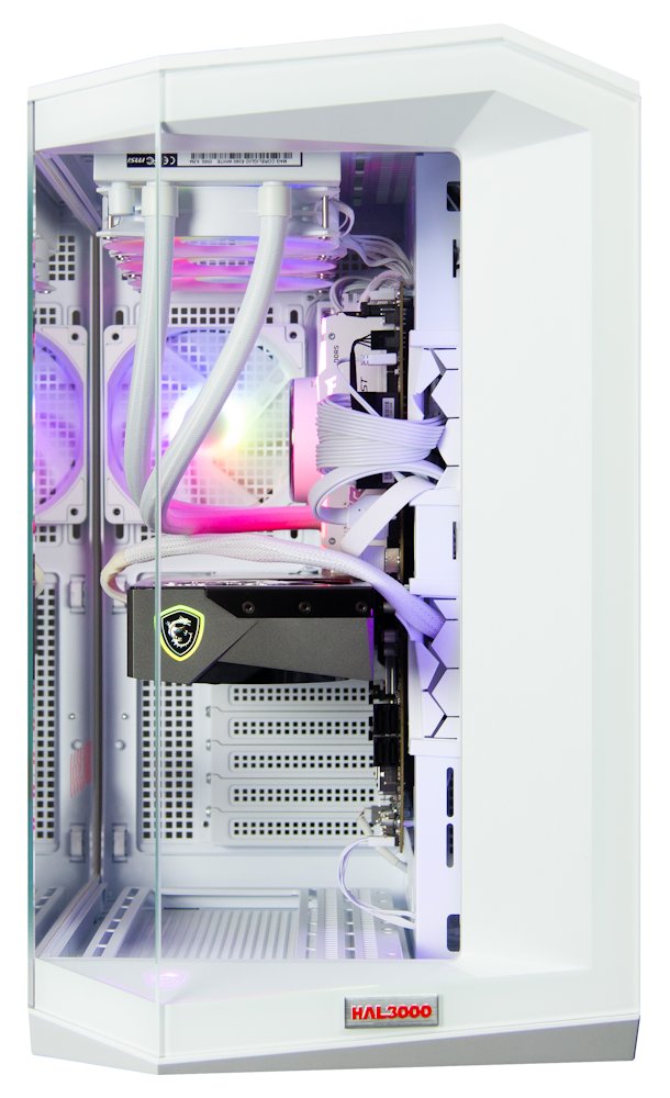 Kompjuter HAL3000 Master Gamer Ultimate-K 5080 (15th gen), Intel Core Ultra 7 265KF, NVIDIA GeForce RTX 5080, 32GB RAM, 2TB SSD, i bardhë