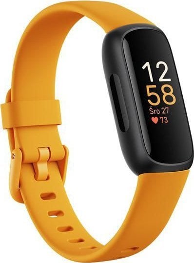 Byzylyk inteligjent Fitbit Inspire 3, ekran AMOLED, aktivitet dhe gjumë, i zi