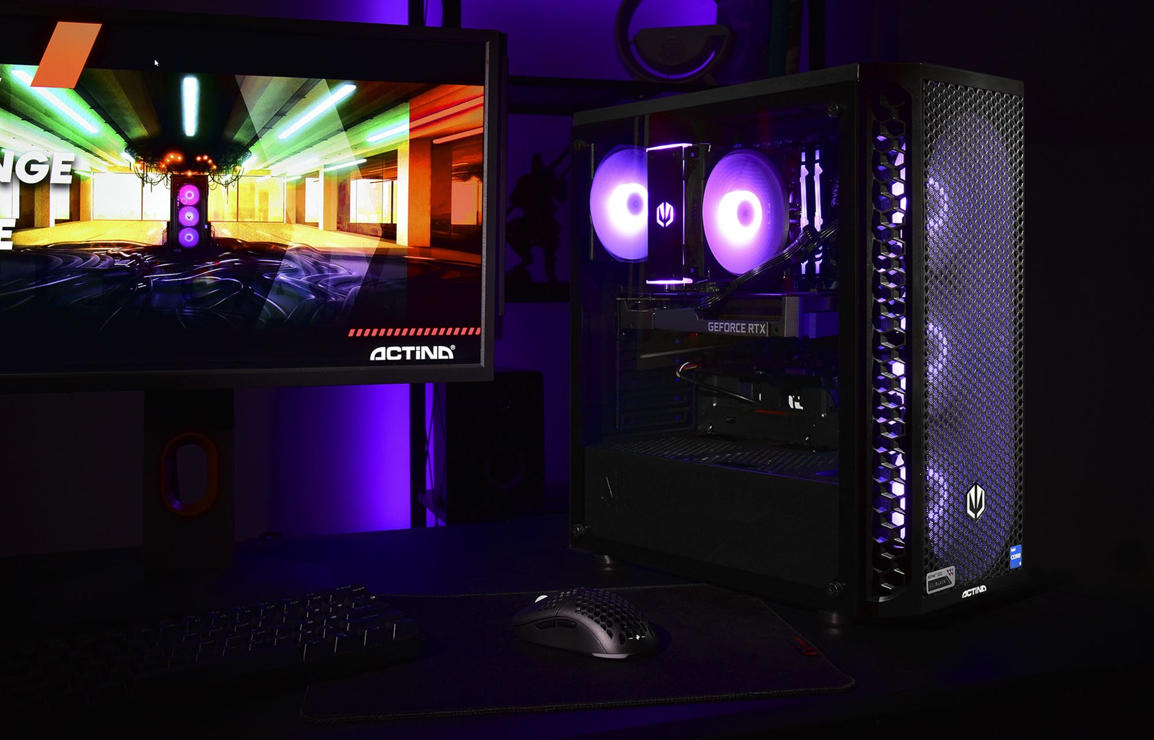 Kompjuter Actina, Intel Core i5-12400F, 16GB RAM, 1TB SSD, NVIDIA GeForce RTX 4060, i zi