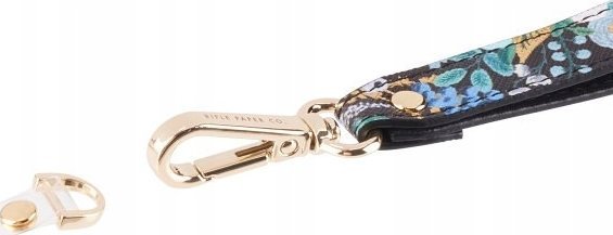 Rrip telefoni Rifle Paper Co Garden Party Blue, lëkurë vegane, dizajn me lule, blu