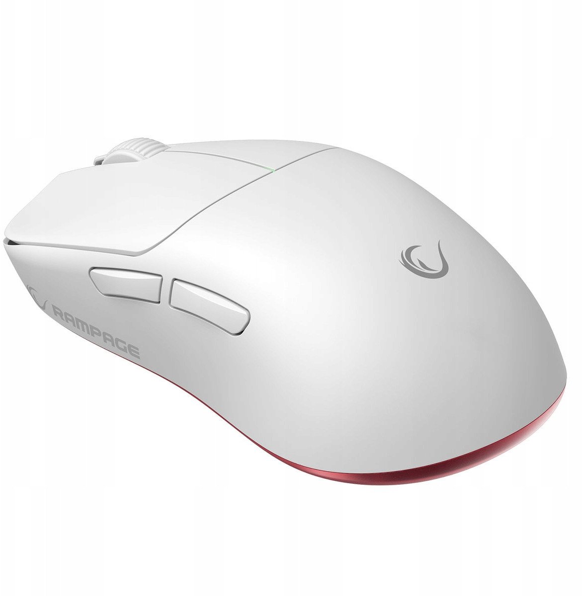 Mouse wireless Rampage Tilion gaming, 24000 DPI, 1000 Hz, i bardhë