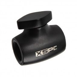 Valvul uji për PC XSPC G1/4 Ball Valve, lidhje femër G1/4, bronz, e zezë mat