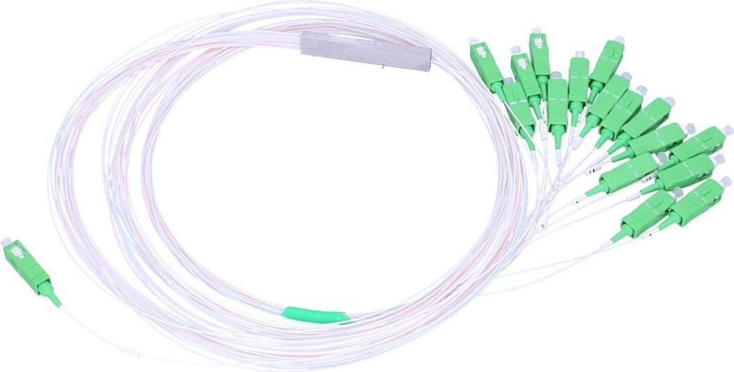 Ndarës për kabllo optike ExtraLink (EX.3456), 1 në 16, PLC, SC/APC, 900UM, i bardhë