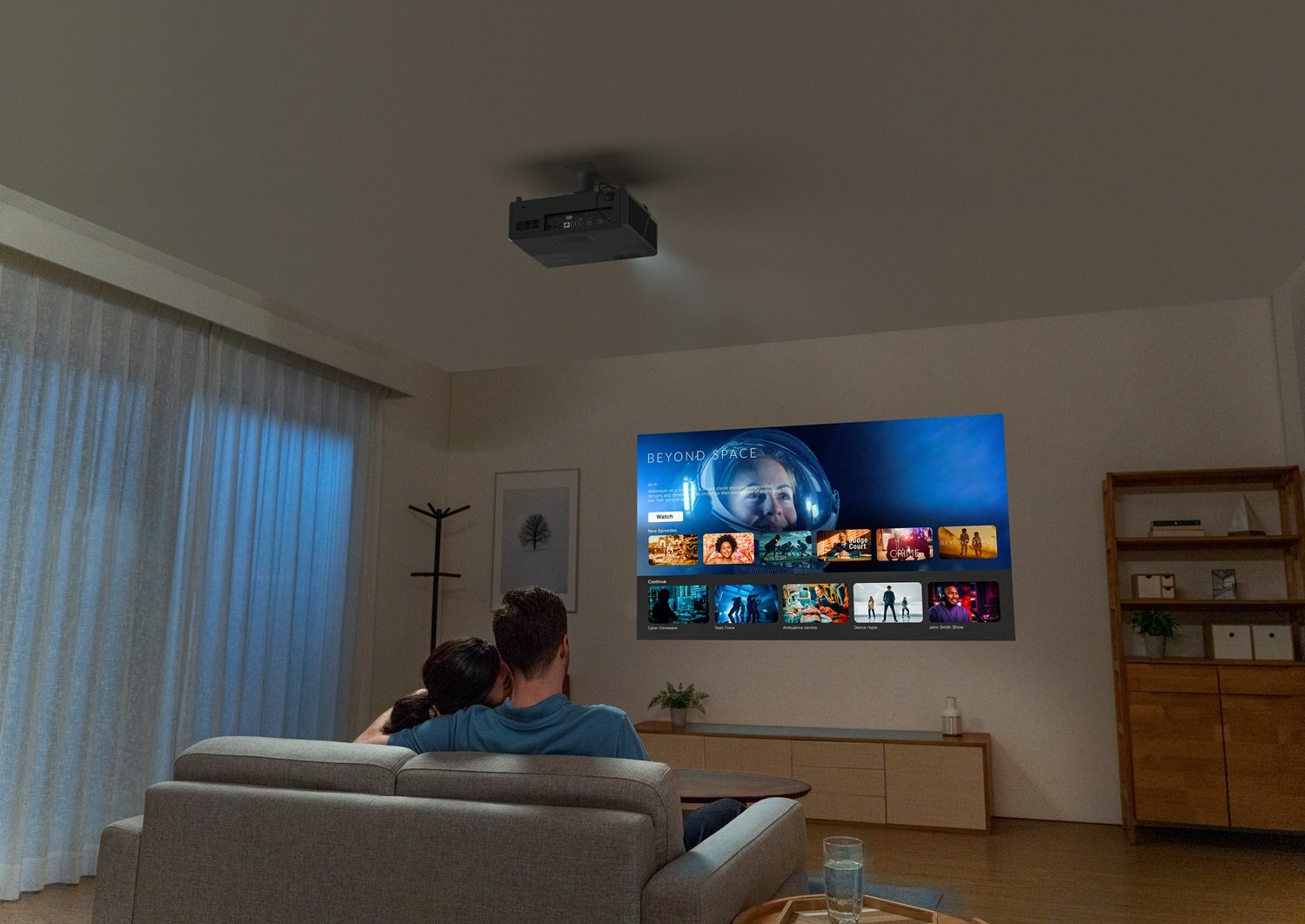 Projektor Optoma UHZ55, 4K UHD laser, i zi