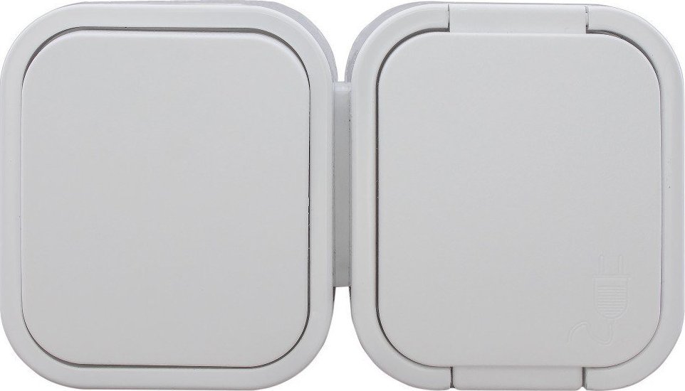 Prizë me ndërprerës Abex NT-6B2/P, IP54, e bardhë