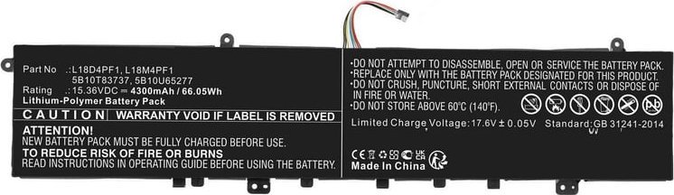 Батерија за лаптоп CoreParts MBXLE-BA0374, заменска, црна