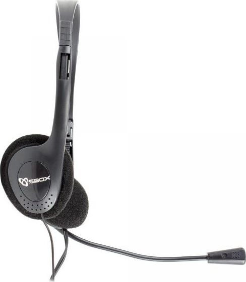 Kufje stereo me mikrofon, 3.5 mm, kontroll volumi, të zeza