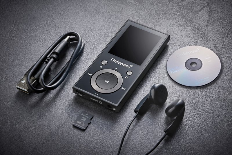 MP3 Player Intenso Video Scooter BT, 64GB, Bluetooth 5.0, ekran 1.8"