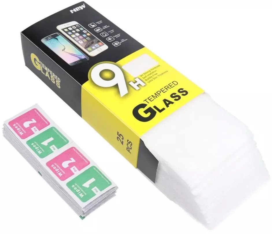 Калено стаклено заштитно стакло за екран за Samsung Galaxy S26, сет од 25 парчиња, транспарентно