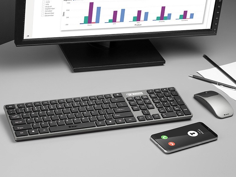 Set tastierë dhe maus Tracer, RF Wireless, të zeza