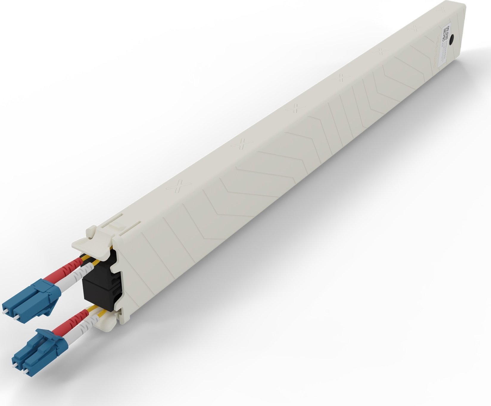 Kasetë fibër optike PATCHBOX One, 8RU, OS2 LC LC, e verdhë