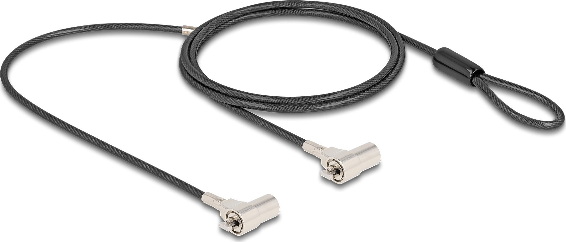 Kabllo sigurie Navilock 20934, 1.8 m, me çelës, e zezë argjend