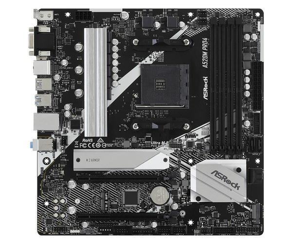 Pllakë amë Asrock A520M Pro4 Socket AM4 micro  ATX