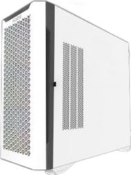 Kуќиште за персонален компјутер AQIRYS Aquilla, mid tower, E ATX, бело ARGB