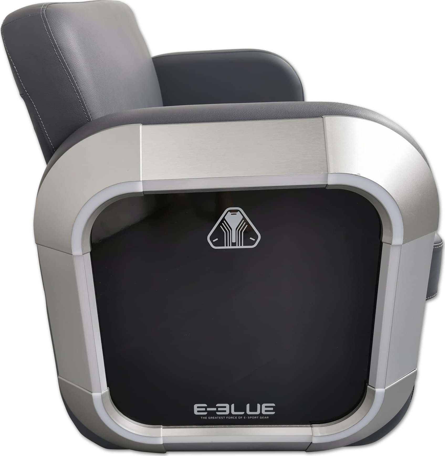 Sofë gaming dyshe E-blue EEC346-21, lëkurë PU, e gri